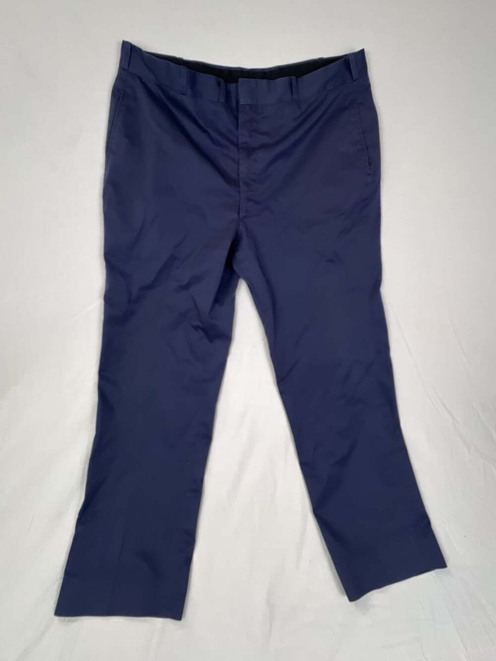 Blue Casual Dress Pants